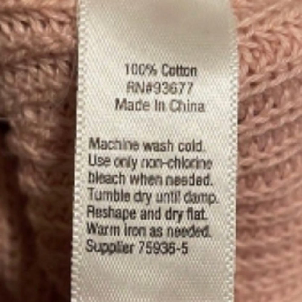 A.n.a. A New Approach Women’s Pink knit Sweater Oversized Extra Small XS - Picture 10 of 10